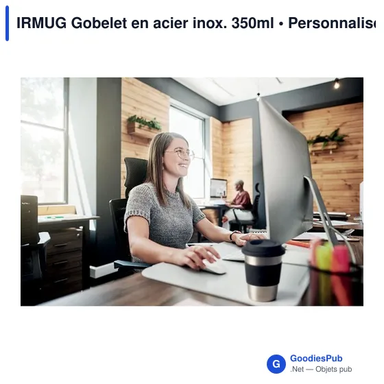 IRMUG Gobelet en acier inox. 350ml - Image 12