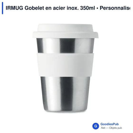 IRMUG Gobelet en acier inox. 350ml - Image 3