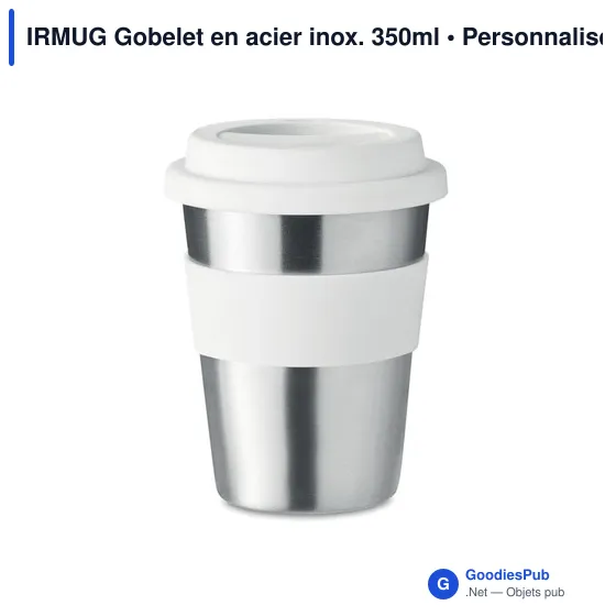 IRMUG Gobelet en acier inox. 350ml - Image 4