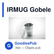 IRMUG Gobelet en acier inox. 350ml - Miniature 6
