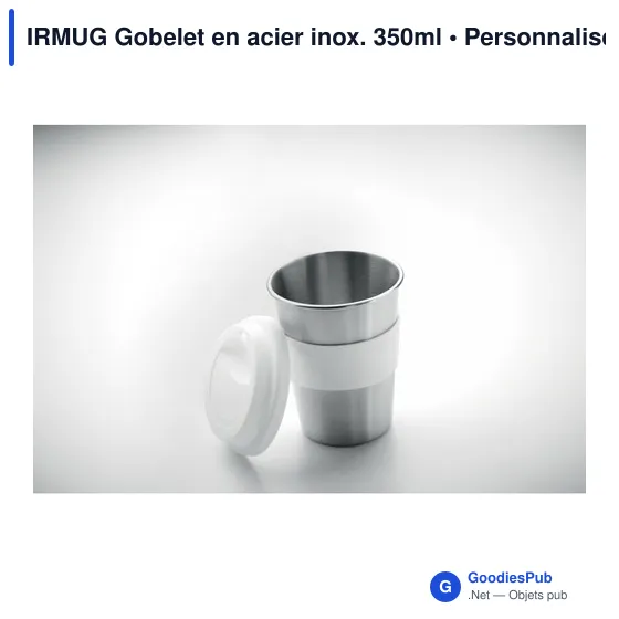 IRMUG Gobelet en acier inox. 350ml - Image 6