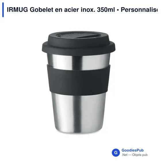 IRMUG Gobelet en acier inox. 350ml - Image 8
