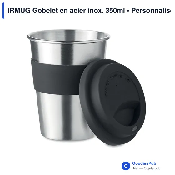 IRMUG Gobelet en acier inox. 350ml - Image 9