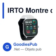 IRTO Montre de santé sans fil - Miniature 1
