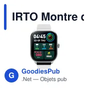 IRTO Montre de santé sans fil - Miniature 3