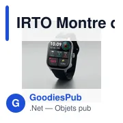IRTO Montre de santé sans fil - Miniature 4