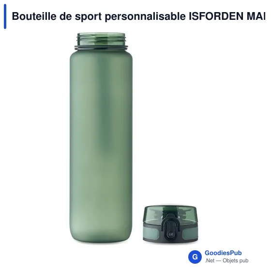 Bouteille de sport personnalisable ISFORDEN MARK avec logo - Image 2