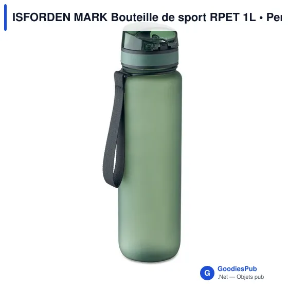 Bouteille de sport personnalisable ISFORDEN MARK avec logo - Image 11