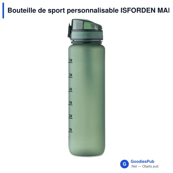 Bouteille de sport personnalisable ISFORDEN MARK avec logo - Image 12