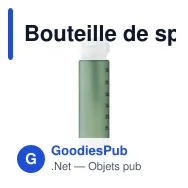 Bouteille de sport personnalisable ISFORDEN MARK avec logo - Miniature 3