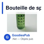 Bouteille de sport personnalisable ISFORDEN MARK avec logo - Miniature 8