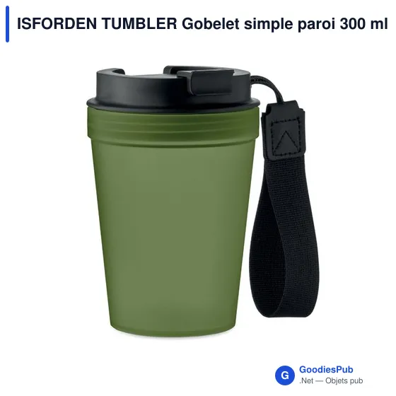 Gobelet réutilisable personnalisable ISFORDEN TUMBLER avec logo - Image 1