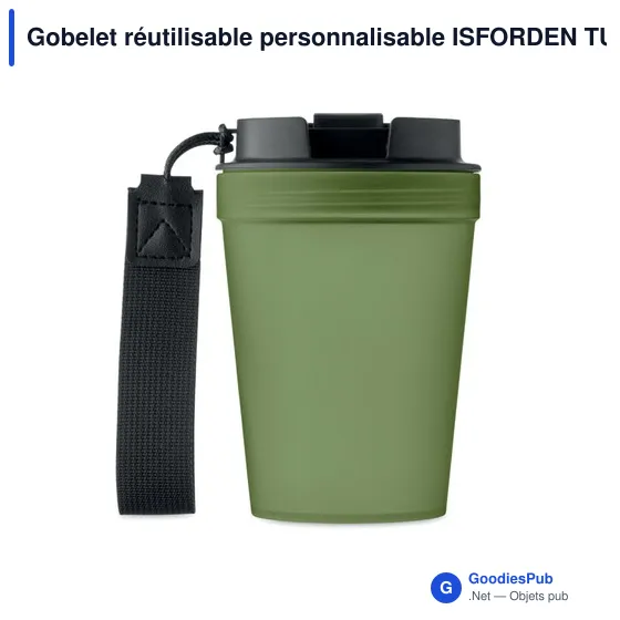 Gobelet réutilisable personnalisable ISFORDEN TUMBLER avec logo - Image 2