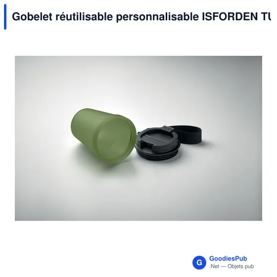 Gobelet réutilisable personnalisable ISFORDEN TUMBLER avec logo - Image 5