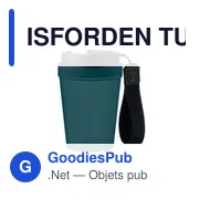 Gobelet réutilisable personnalisable ISFORDEN TUMBLER avec logo - Miniature 6