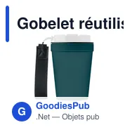 Gobelet réutilisable personnalisable ISFORDEN TUMBLER avec logo - Miniature 10