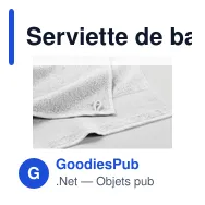 Serviette de bain personnalisable en coton avec logo - ISLAND 100 - Miniature 11