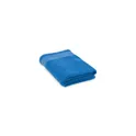 Variante bleu royal - Serviette de bain personnalisable en coton avec logo - ISLAND 100