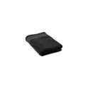 Variante noir - Serviette de bain personnalisable en coton avec logo - ISLAND 100