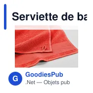 Serviette de bain personnalisable en coton avec logo - ISLAND 70 - Miniature 11