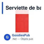 Serviette de bain personnalisable en coton avec logo - ISLAND 70 - Miniature 9