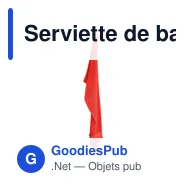 Serviette de bain personnalisable en coton avec logo - ISLAND 70 - Miniature 10