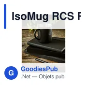 Mug réutilisable personnalisable en acier inoxydable recyclé - IsoMug RCSavec logo - Miniature 2