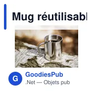 Mug réutilisable personnalisable en acier inoxydable recyclé - IsoMug RCSavec logo - Miniature 11