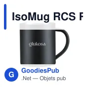 Mug réutilisable personnalisable en acier inoxydable recyclé - IsoMug RCSavec logo - Miniature 5