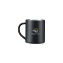 Variante noir - Mug réutilisable personnalisable en acier inoxydable recyclé - IsoMug RCSavec logo