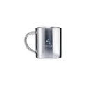 Variante argenté - Mug réutilisable personnalisable en acier inoxydable recyclé - IsoMug RCSavec logo