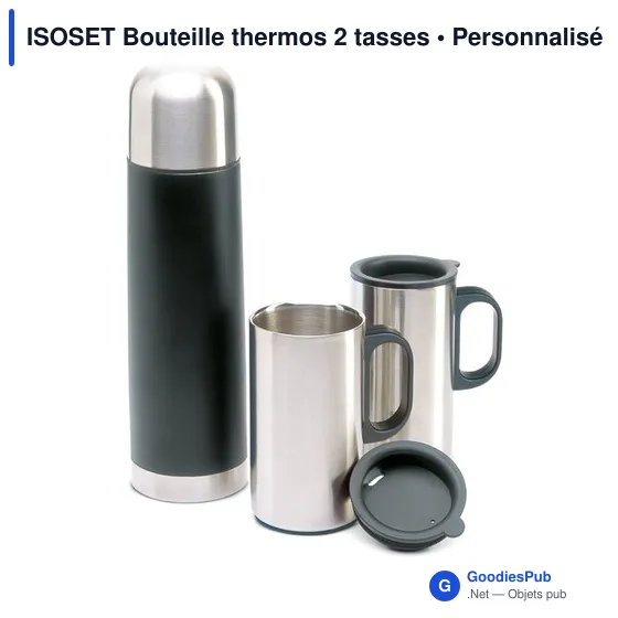 ISOSET Bouteille thermos 2 tasses - Image 1