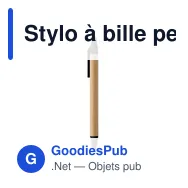 Stylo à bille personnalisable en bambou avec logo - ITEA COLOUR - Miniature 4