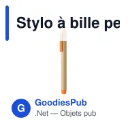 Stylo à bille personnalisable en bambou avec logo - ITEA COLOUR - Miniature 6