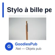 Stylo à bille personnalisable en bambou avec logo - ITEA - Miniature 3