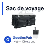 Sac de voyage trolley personnalisable avec logo - ITFITS - Miniature 1