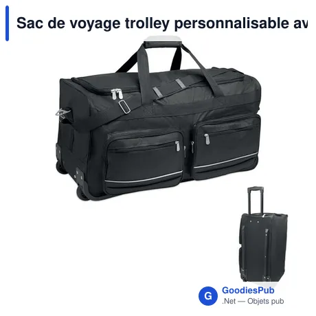 Sac de voyage trolley personnalisable avec logo - ITFITS
