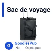 Sac de voyage trolley personnalisable avec logo - ITFITS - Miniature 2