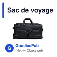 Sac de voyage trolley personnalisable avec logo - ITFITS - Miniature 4