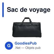 Sac de voyage trolley personnalisable avec logo - ITFITS - Miniature 5