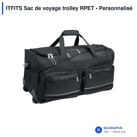 Sac de voyage trolley personnalisable avec logo - ITFITS - Image 6