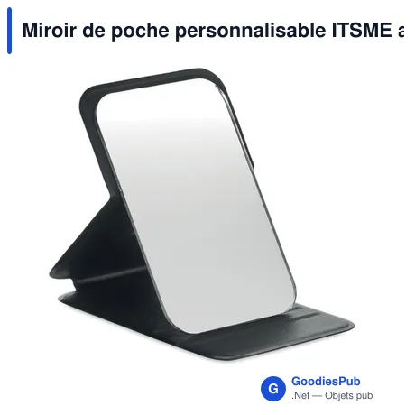 Miroir de poche personnalisable ITSME avec logo