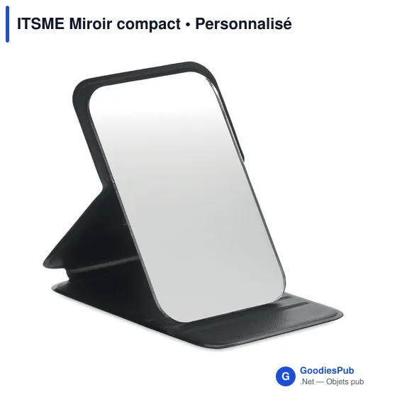 Miroir de poche personnalisable ITSME avec logo - Image 1