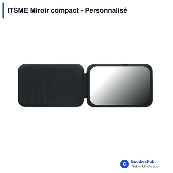 Miroir de poche personnalisable ITSME avec logo - Image 4