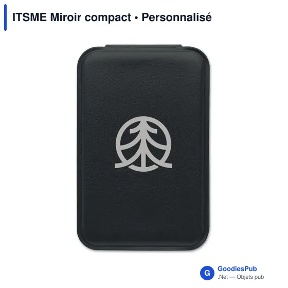 Miroir de poche personnalisable ITSME avec logo - Image 5
