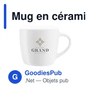 Mug en céramique personnalisable Ivana 340 ml avec logo - Miniature 2