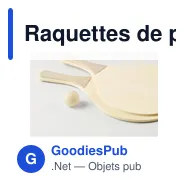 Raquettes de plage personnalisables avec logo - IWON - Miniature 2