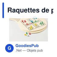 Raquettes de plage personnalisables avec logo - IWON - Miniature 11