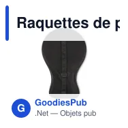 Raquettes de plage personnalisables avec logo - IWON - Miniature 4