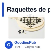 Raquettes de plage personnalisables avec logo - IWON - Miniature 6